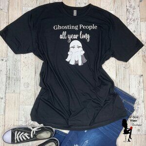 Ghosting People All Year Long Graphic Tee